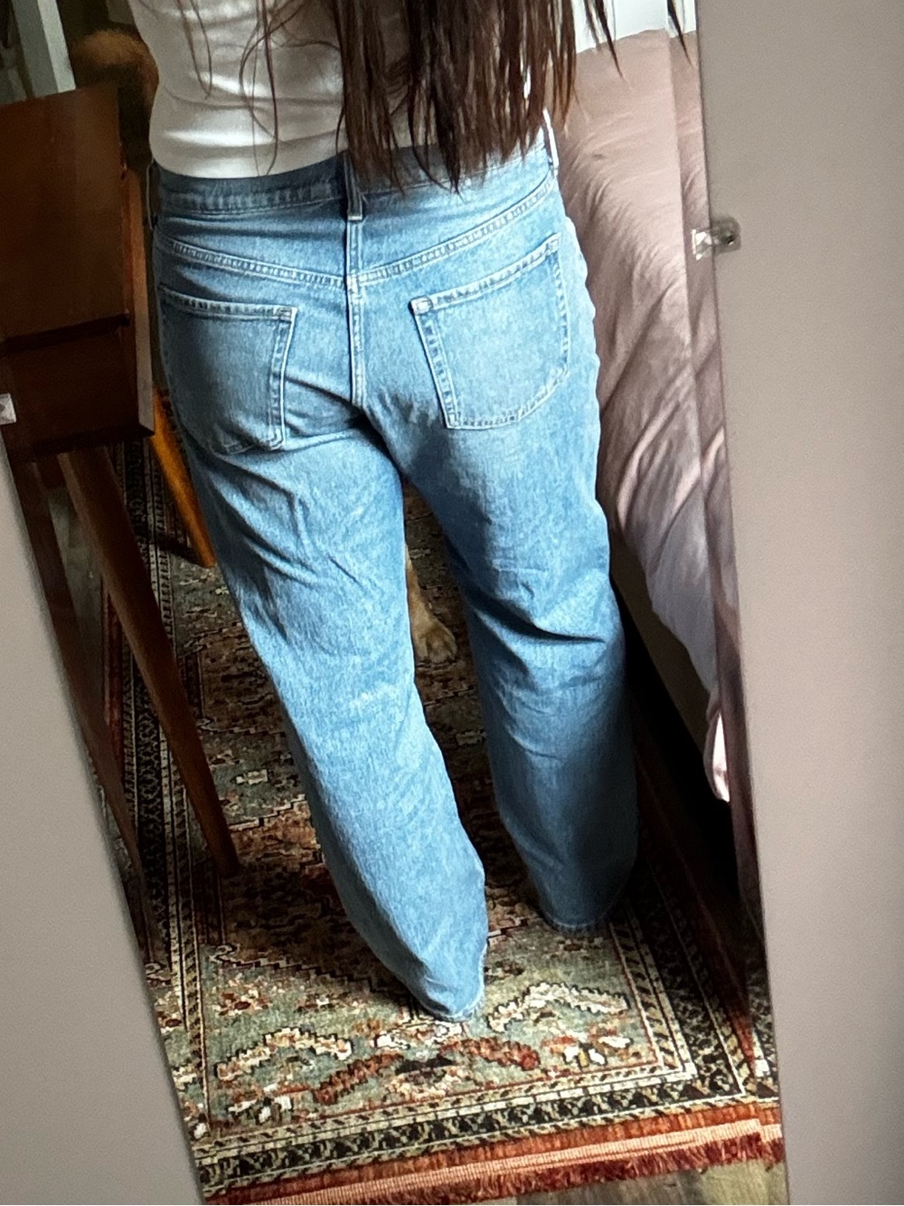 Old Navy Light Blue Boyfriend Jeans - Relaxed Fit